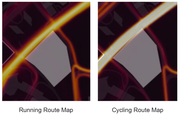 Cycling and Running Route Maps